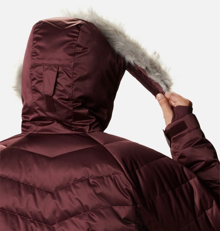 Women's Columbia Lay D Down II Mid Jackets Burgundy | Plus Size CA-M4183